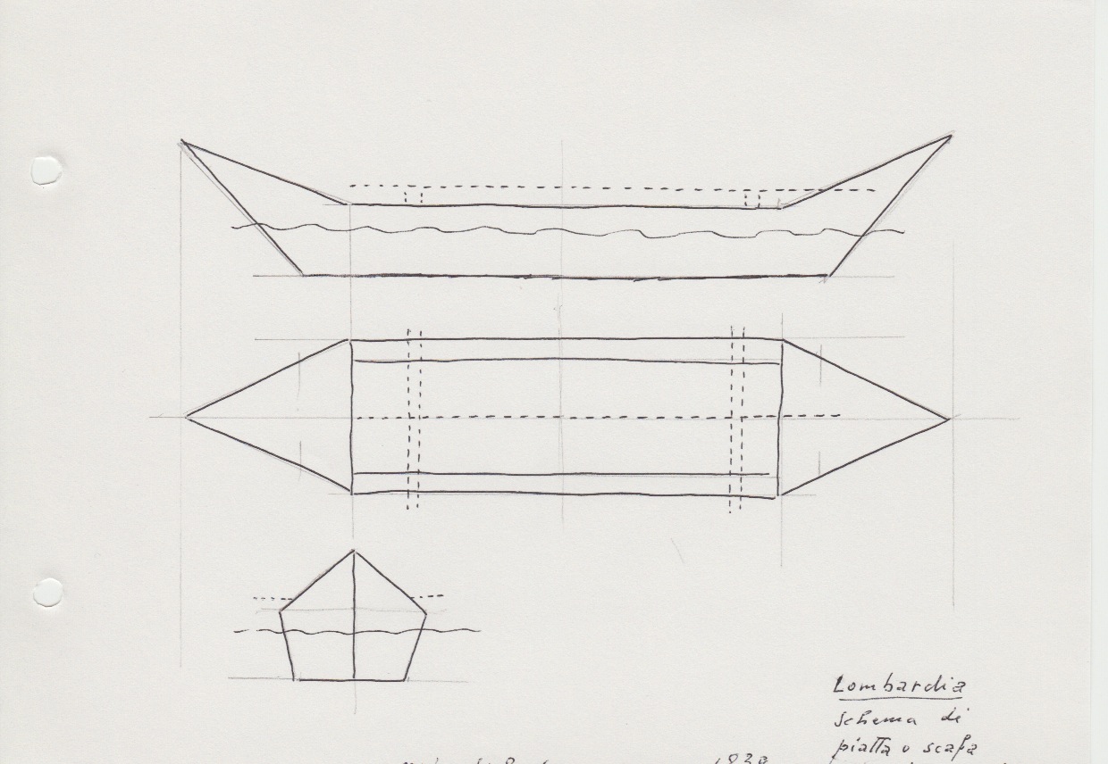 019-Lombardia - schema di piatta o scafo per carichi pesanti - 1839